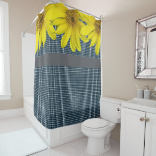 Shower Curtain Sunflower