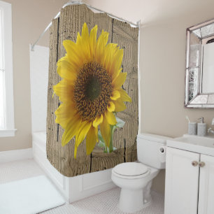 Shower Curtain Sunflower