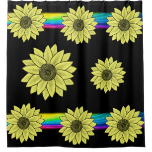 Shower Curtain Sunflower