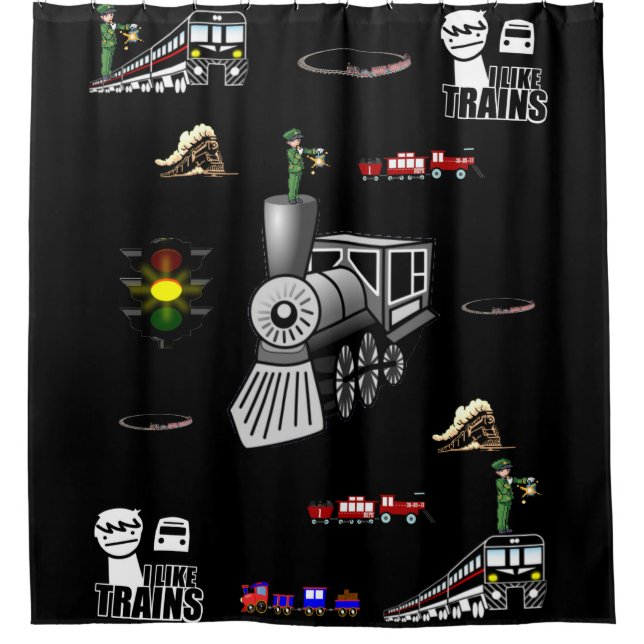 Shower Curtain Train (Front)