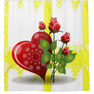 Shower Curtain Valentine