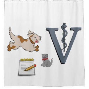 Shower Curtain Veterinarian