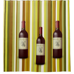 Shower Curtain Wine