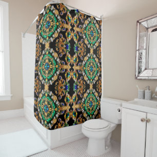 Shower Curtain with Brazilian Colors