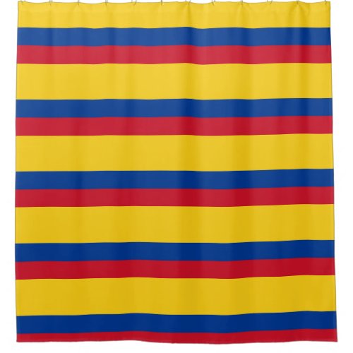 Shower Curtain with Flag of Colombia