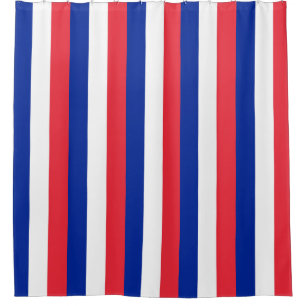 Shower Curtain with Flag of France