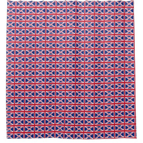 Shower Curtain with Flag of United Kingdom