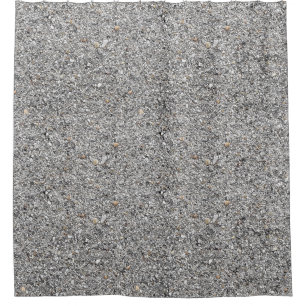 Shower Curtain with Gray-speckled Design