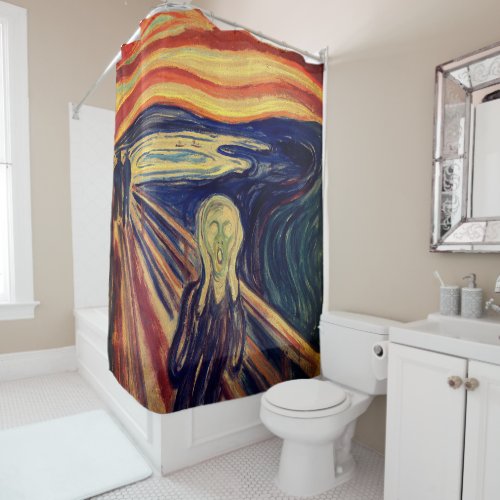 Shower Curtain with Munchs The Scream