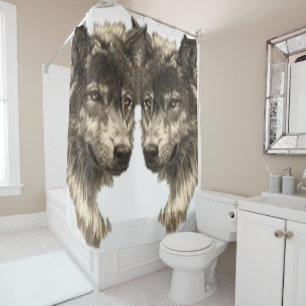 Shower Curtain Wolf