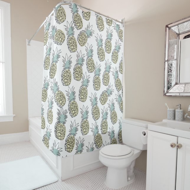 Shower Curtains Pineapple  (In Situ)