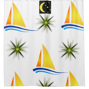 Shower Curtains Sailboats