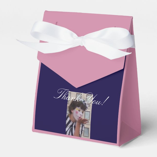 Shower Favors Stylish Trendy Favor Boxes (Front Side)