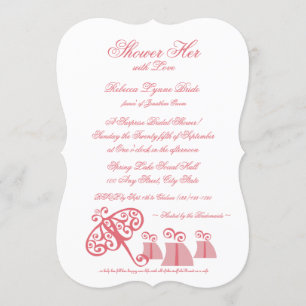 Shower Her With Love Bridal Shower Invitation