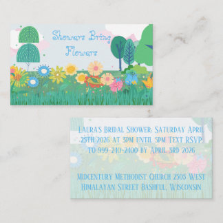 Shower invitation or announcement