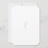 Shower invitation - storybook blue (Back)