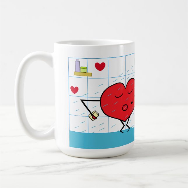 Shower Love Flows Coffee Mug (Left)