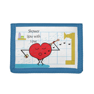 Shower Love Flows: Tri-fold Wallet