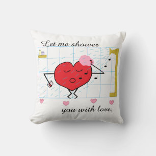 Shower Love: Throw Pillow
