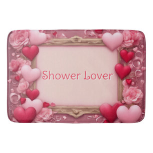 Shower Lover Valentine's Bath Mat