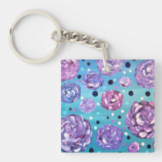 Shower Me With Flowers Keychain