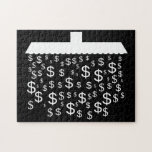 [ Thumbnail: Shower of Dollar Signs ($) Jigsaw Puzzle ]