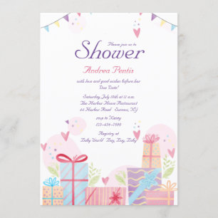 Shower of Love Baby Shower Invitation