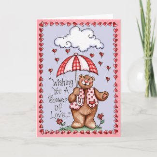 Shower of Love - Greeting Card