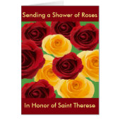 Shower of Roses Card Designed By: Maryann D'Amico (Front)