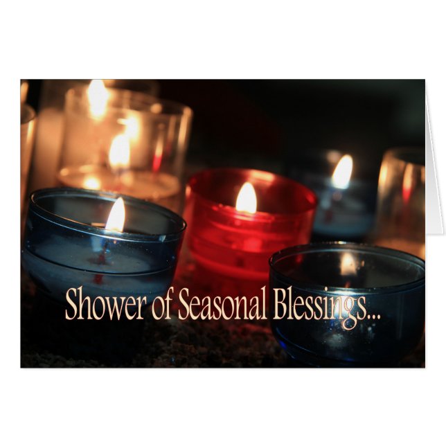Shower of Seasonal Blessings.... Cards (Front Horizontal)