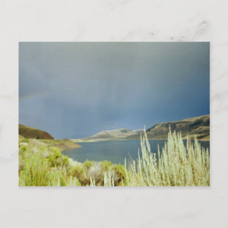 Shower On Blue Mesa Postcard
