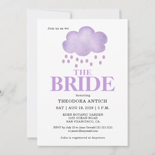 Shower the Bride Bridal Shower Invitation