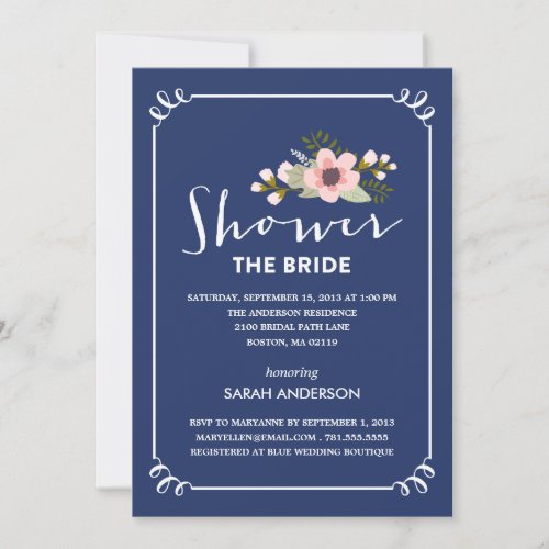 SHOWER THE BRIDE | BRIDAL SHOWER INVITATION