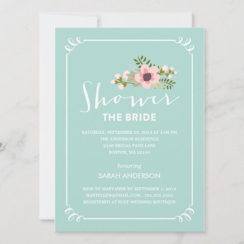 SHOWER THE BRIDE | BRIDAL SHOWER INVITATION