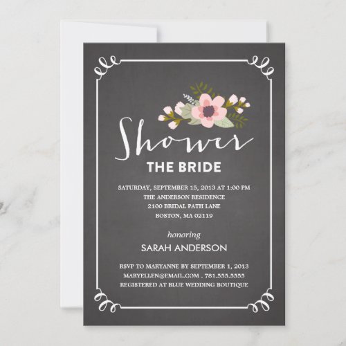 SHOWER THE BRIDE | BRIDAL SHOWER INVITATION