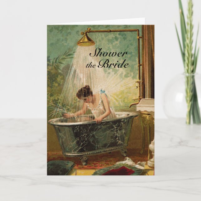 Shower the Bride Greeting Card Invitation (Front)