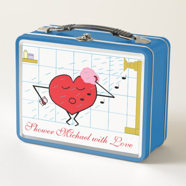 Shower You with Love:  Husband's Metal Lunch Box (Front)