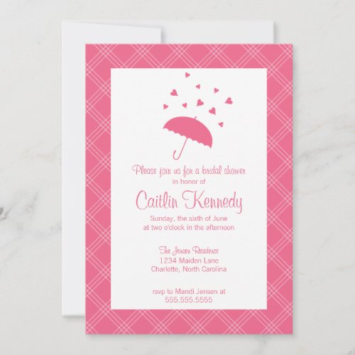 Showered with Love- Bridal Shower Invitation