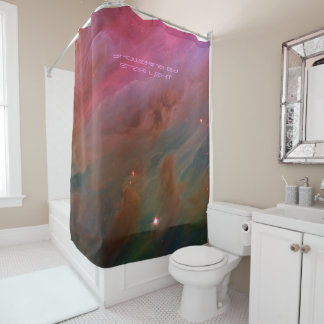 Showering in Star Light for that Fresh Feeling Shower Curtain