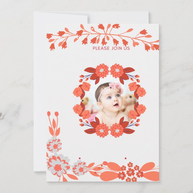 Showering_ [Mom-to-be’s Name] with love! Invitation (Front)