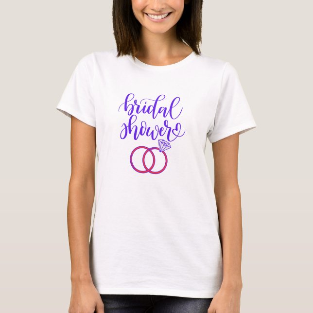 Showering The Bride T-Shirt (Front)