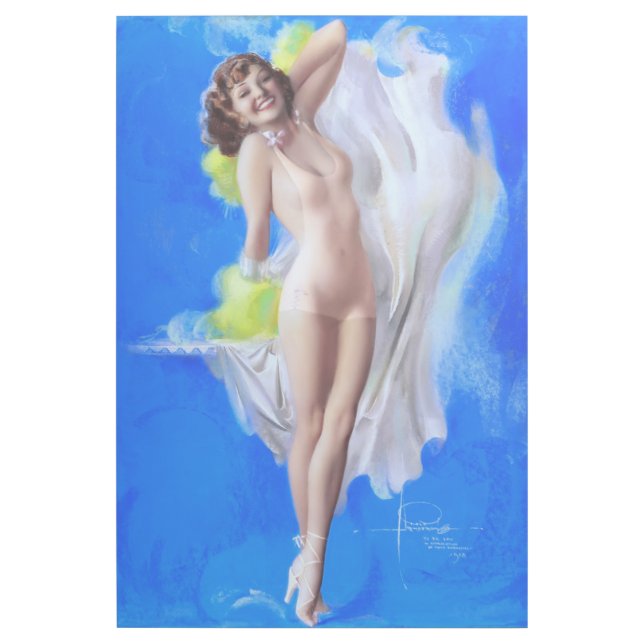 Showgirl by American Artist Rolf Armstrong Gallery Wrap (Front)