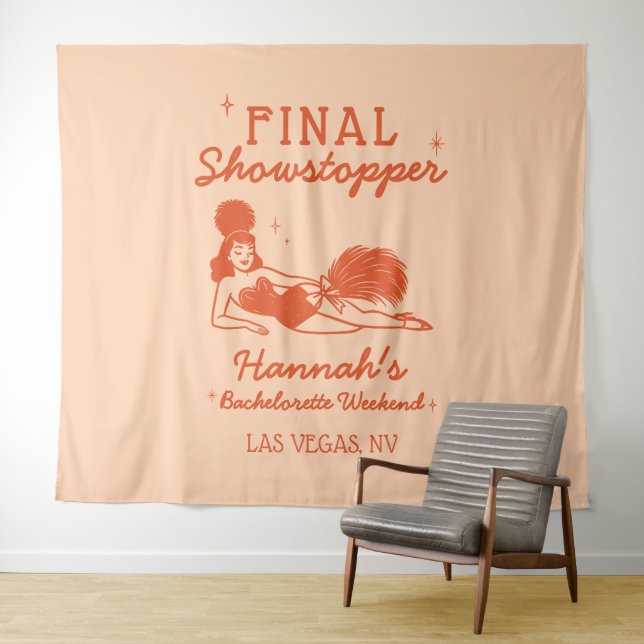 Showgirl Final Showstopper Bachelorette Backdrop (In Situ (Horizontal))