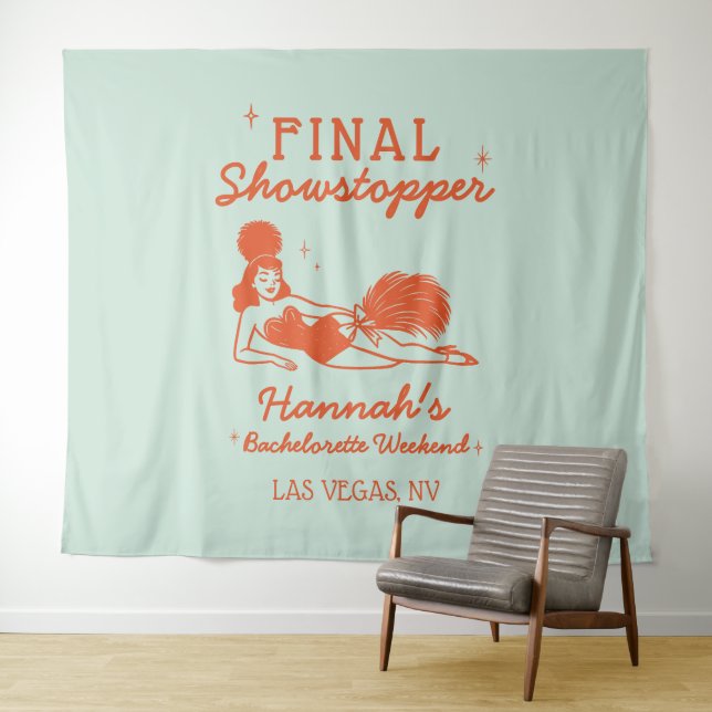 Showgirl Final Showstopper Bachelorette Backdrop (In Situ (Horizontal))