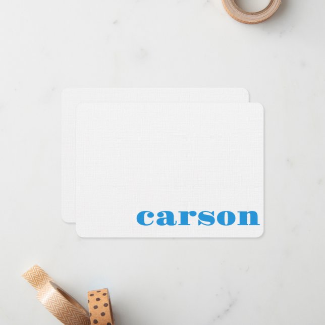 Showing Gratitude Kids Thank You Note Card (Front/Back In Situ)