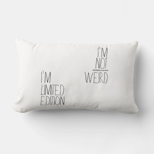 Showing you being special lumbar pillow (Front)