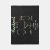 Shown 7' x 5' Fun Retro Home Cocktail Bar Area Rug | Zazzle