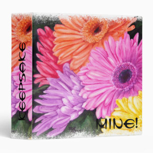 SHOWY GERBERS BINDER