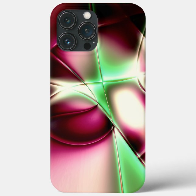 Showy pink to green in snail-like lines, to sepia  Case-Mate iPhone case (Back)