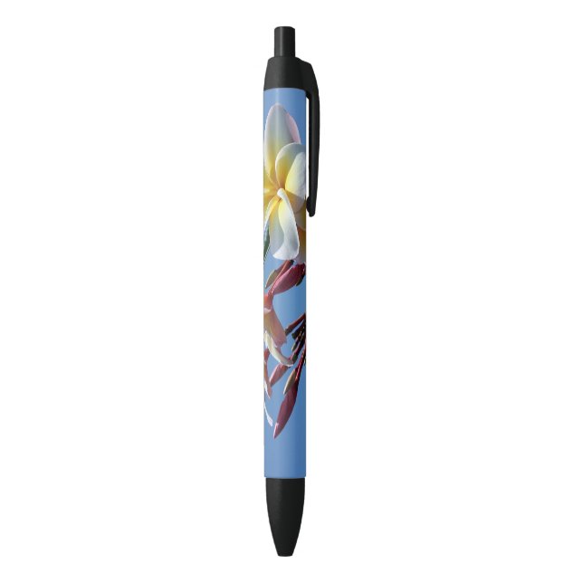 Showy Plumeria Frangipani Blooms Pen (Bottom (Vertical))